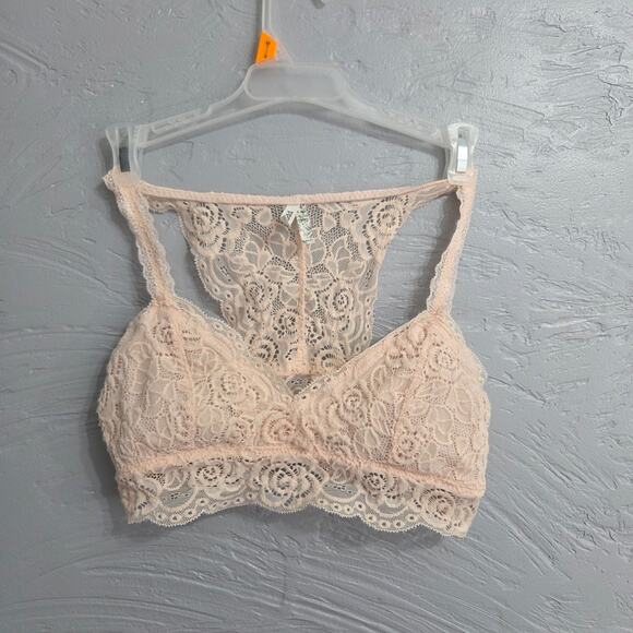 Mudd Woman's Light Pink Lace Bralette size S - Picture 1 of 4